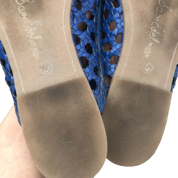 SAM ELDMAN Blue netted mules - Picture 10 of 15